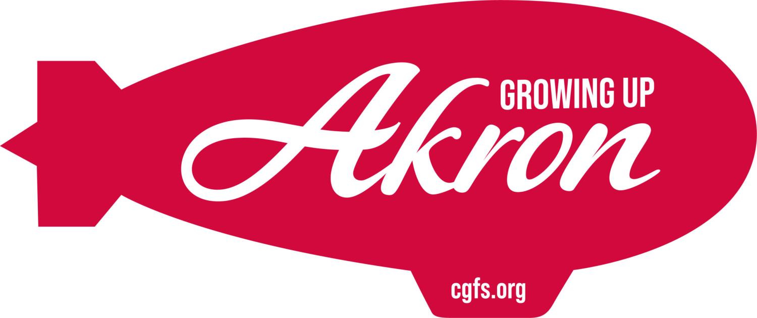 blimp logo for Growing up Akron
