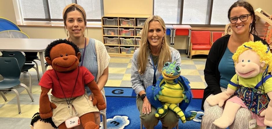 Staff with Puppets